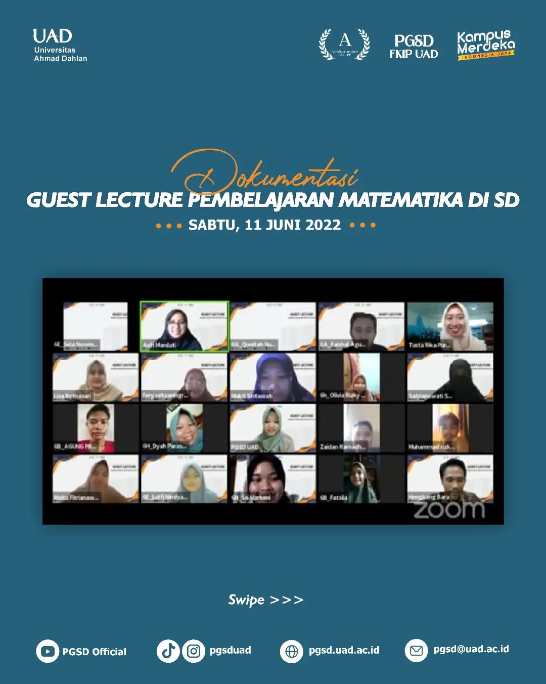 Guest Lecture Pembelajaran Matematika di SD